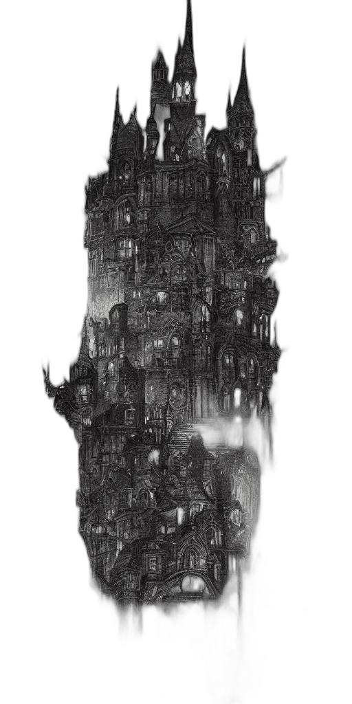 dress, building, robot, crown transparent PNG cut-out