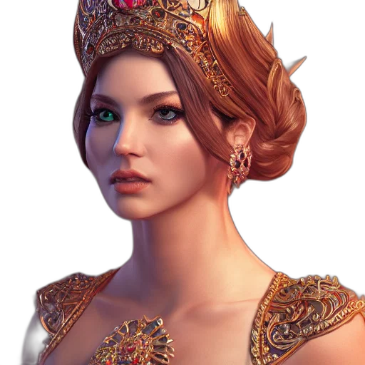 crown, jewelry, face, staff transparent PNG cut-out