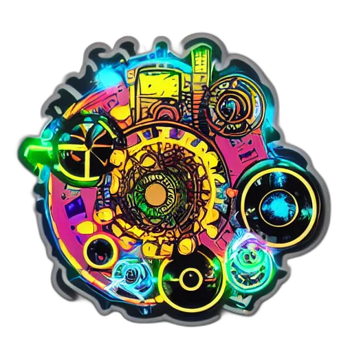 jewelry, crown, jacket, robot, concept art, 3d render, pixel art, cyberpunk transparent PNG cut-out