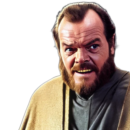 staff, face, jack, nicholson transparent PNG cut-out