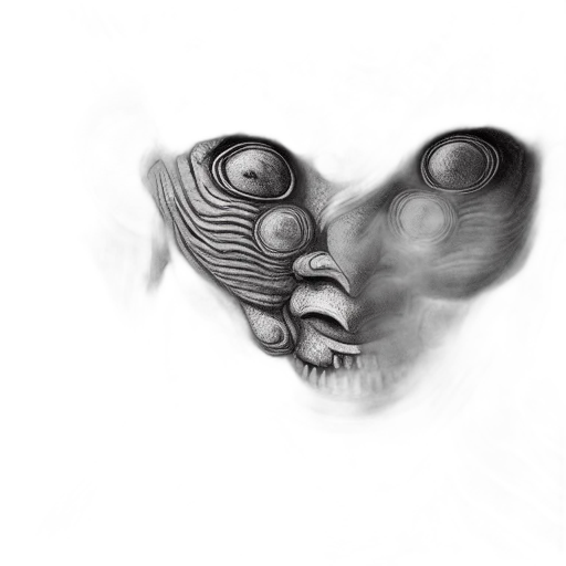 mask, face, creature, robot transparent PNG cut-out