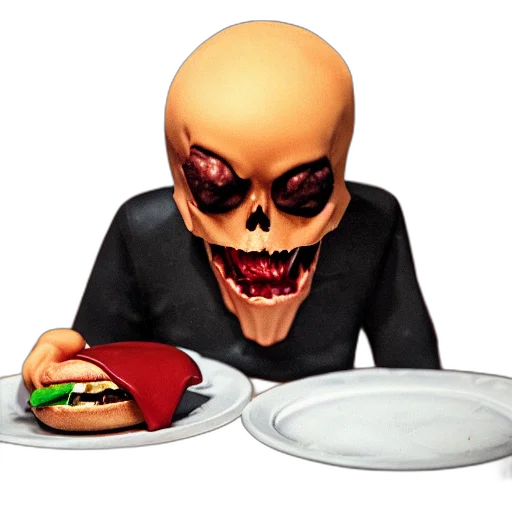 food, face, creature, concept art transparent PNG cut-out