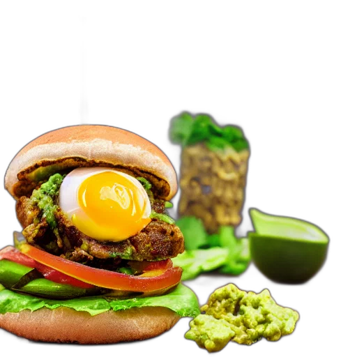 food, 3d render, photorealistic, vegan transparent PNG cut-out