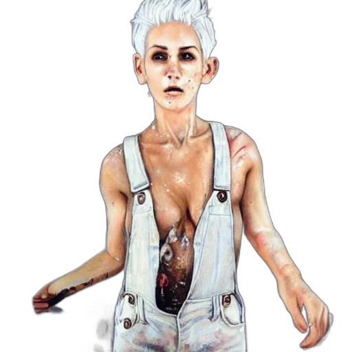 concept art, cartoon, comic book art, watercolor, full, body, pose, portrait transparent PNG cut-out