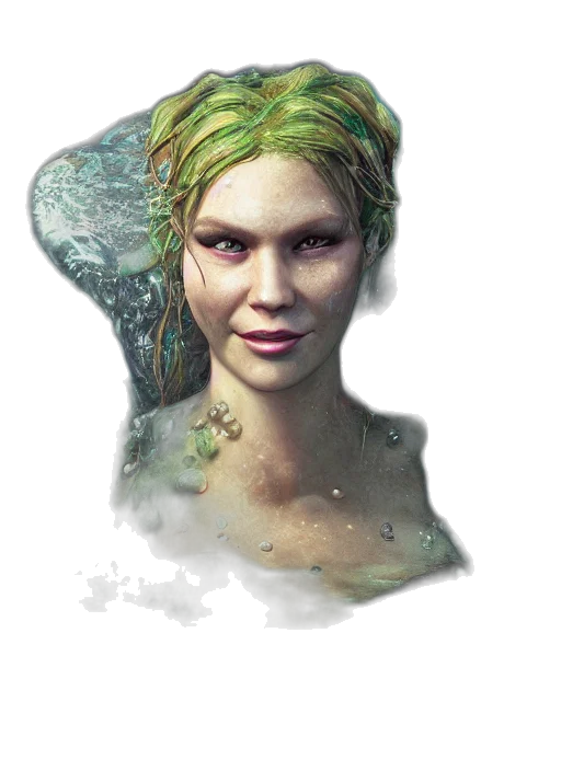 face, creature, staff, crown transparent PNG cut-out