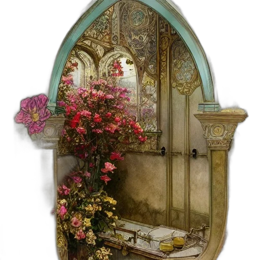 furniture, crown, flower, jewelry transparent PNG cut-out
