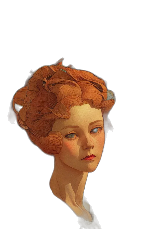 crown, face, mask, hair transparent PNG cut-out