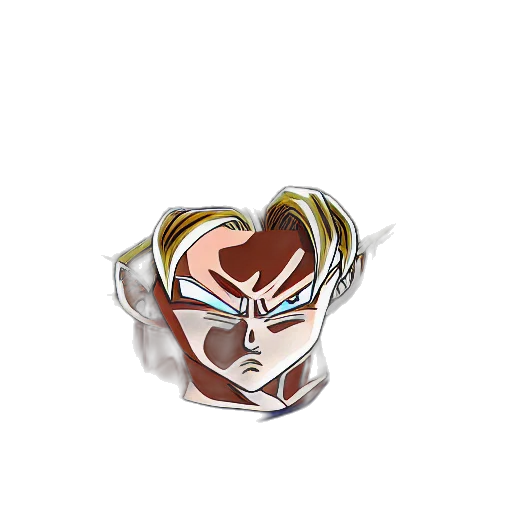 crown, jewelry, mask, 3d render, anime, concept art, comic book art, goku transparent PNG cut-out