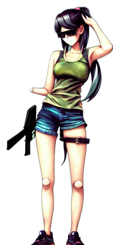 weapon, staff, pixel art, anime transparent PNG cut-out