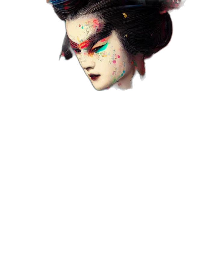 mask, face, crown, staff transparent PNG cut-out