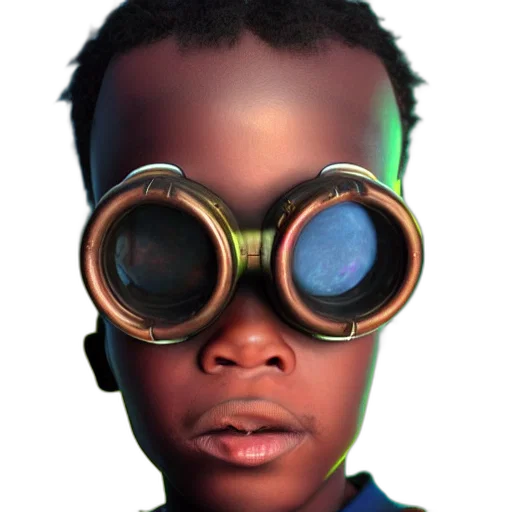 mask, face, robot, creature, 3d render, concept art, photorealistic, comic book art transparent PNG cut-out