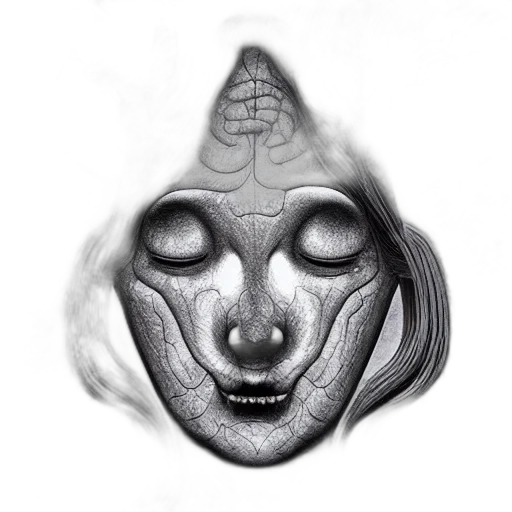mask, face, crown, creature transparent PNG cut-out