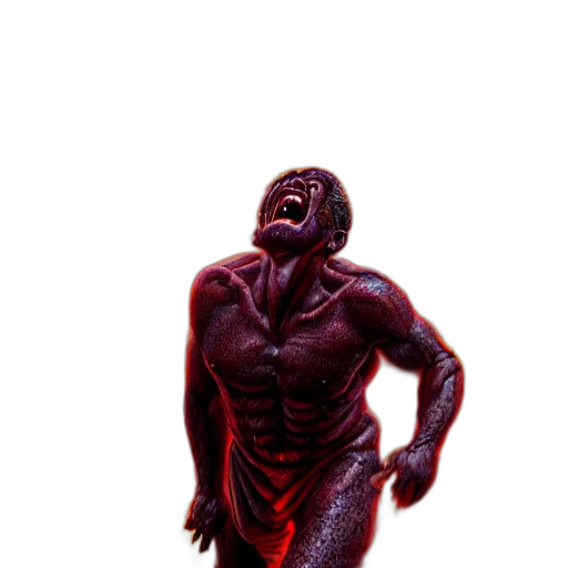 creature, animal, face, mask, 3d render, concept art, comic book art, photorealistic transparent PNG cut-out