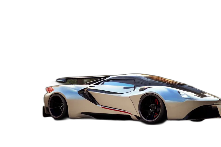 car, 3d render, photorealistic, concept art, photo, wallpaper, sport, ford transparent PNG cut-out