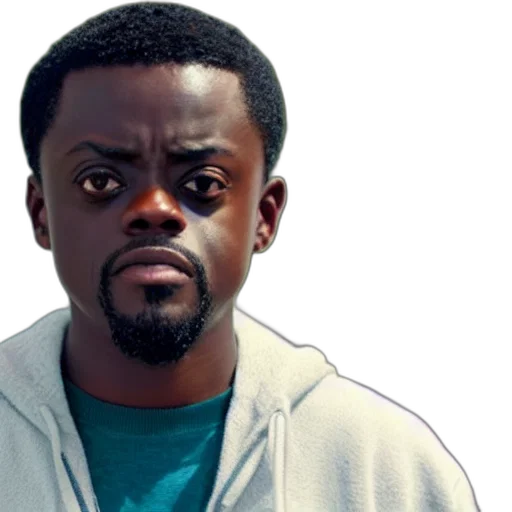 face, daniel, kaluuya, still transparent PNG cut-out