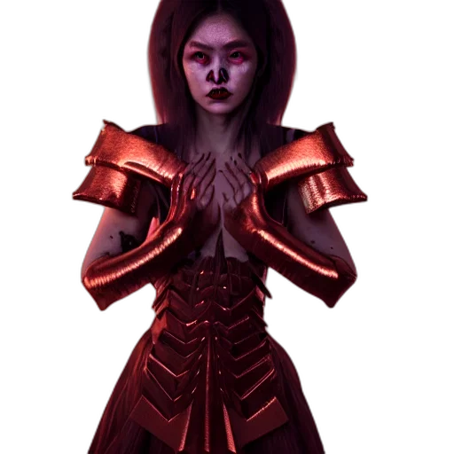 dress, staff, mask, face transparent PNG cut-out
