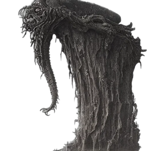 hair, tree, creature, dragon, photorealistic, concept art, fantasy art, underwater transparent PNG cut-out
