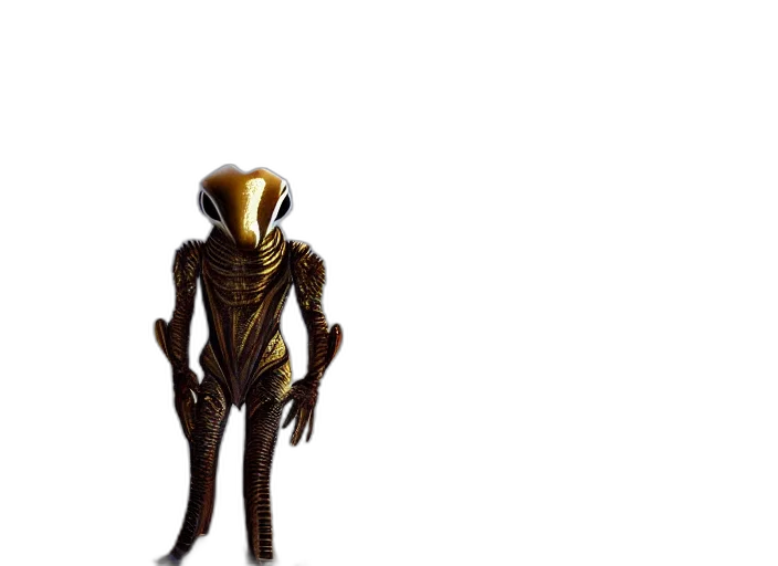 creature, robot, animal, staff, concept art, 3d render, pixel art, outer space transparent PNG cut-out