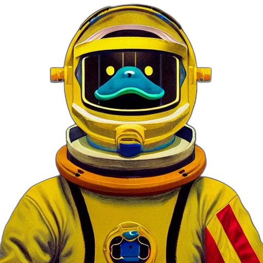 mask, robot, face, staff, concept art, pixel art, comic book art, fantasy art transparent PNG cut-out