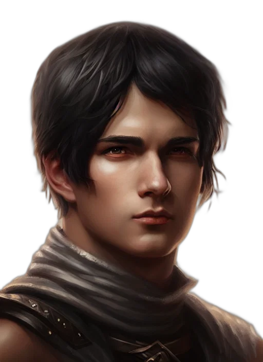 face, fantasy art, photorealistic, concept art transparent PNG cut-out