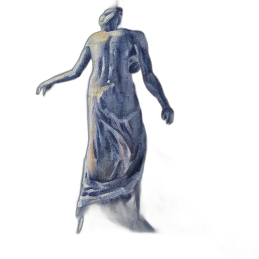 dress, staff, jewelry, concept art, photorealistic, 3d render, watercolor, blue transparent PNG cut-out