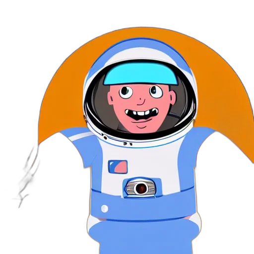 robot, staff, face, cartoon, concept art, 3d render, pixel art, outer space transparent PNG cut-out