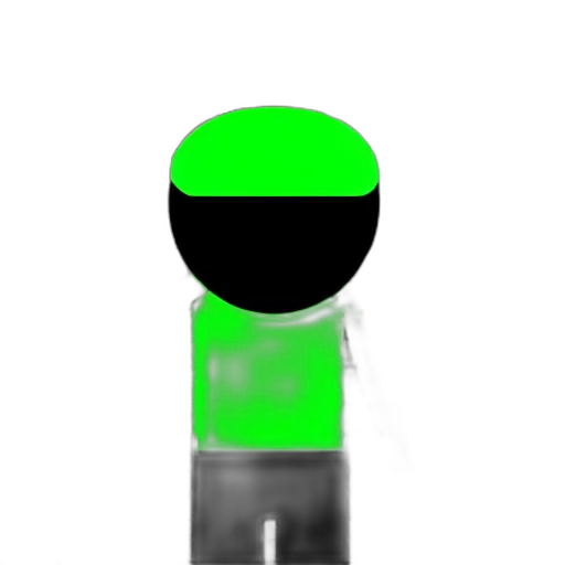 robot, staff, hat, creature transparent PNG cut-out