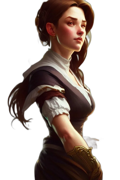 staff, face, dress, crown transparent PNG cut-out