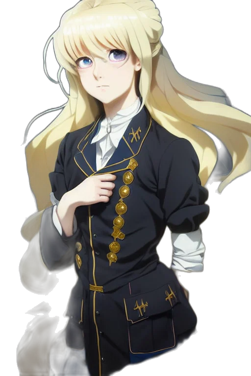 staff, jacket, crown, dress transparent PNG cut-out