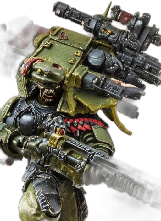 robot, weapon, face, concept art transparent PNG cut-out