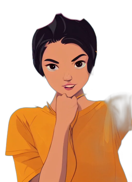face, staff, jewelry, dress transparent PNG cut-out