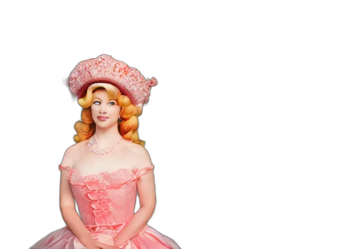 dress, hat, crown, 3d render transparent PNG cut-out