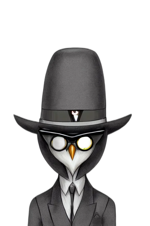 hat, mask, robot, cartoon, anthropomorphic, owl, wearing, mechanical transparent PNG cut-out