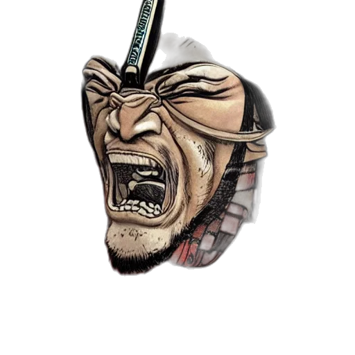 face, mask, staff, jewelry transparent PNG cut-out