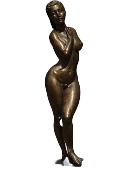 jewelry, dress, staff, 3d render, concept art, photorealistic, fantasy art, golden transparent PNG cut-out