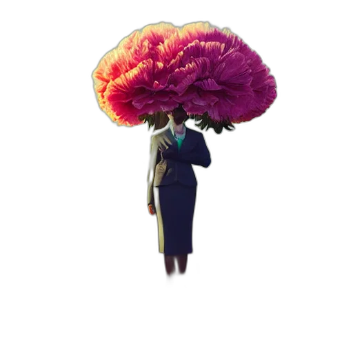 umbrella, hat, crown, flower transparent PNG cut-out