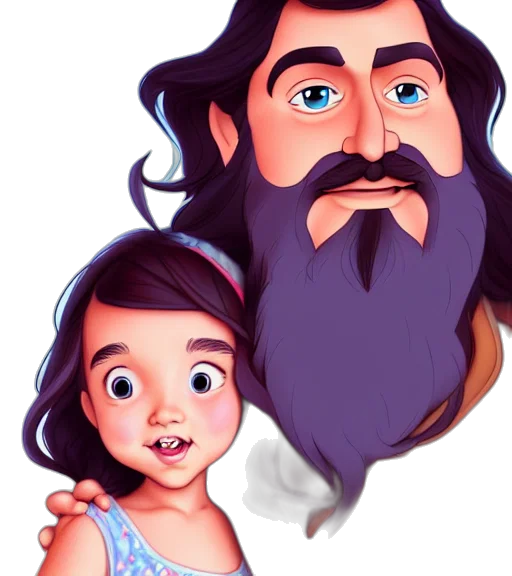 cartoon, photorealistic, 3d render, concept art transparent PNG cut-out