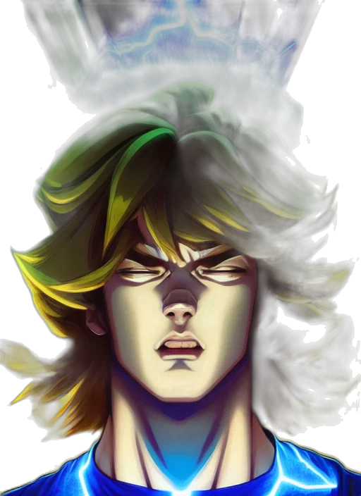 face, mask, crown, watercolor, fantasy art, concept art, anime, green transparent PNG cut-out