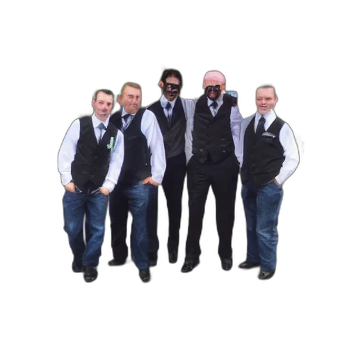 staff, boys transparent PNG cut-out