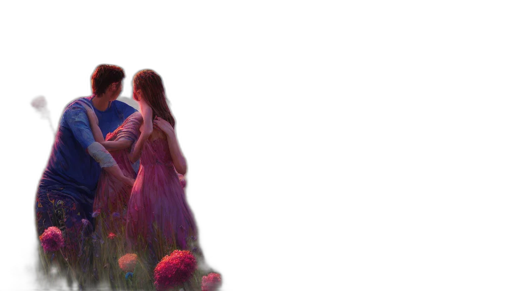 dress, hair, 3d render, concept art, photorealistic, oil painting, outer space, forest transparent PNG cut-out