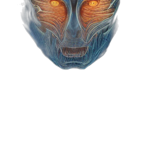 mask, face, creature, robot transparent PNG cut-out