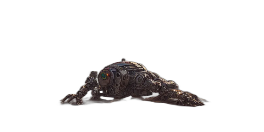 creature, animal, robot, dragon transparent PNG cut-out