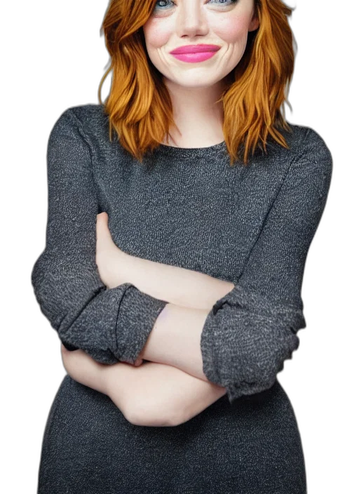 jacket, face, hair, dress, cartoon, photorealistic, concept art, monochrome transparent PNG cut-out