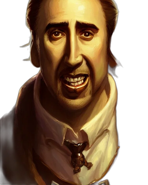 face, staff, animal, creature, concept art, photorealistic, comic book art, fantasy art transparent PNG cut-out