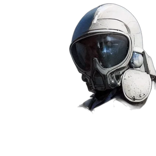 mask, robot, face, jacket, concept art, 3d render, cyberpunk, photorealistic transparent PNG cut-out