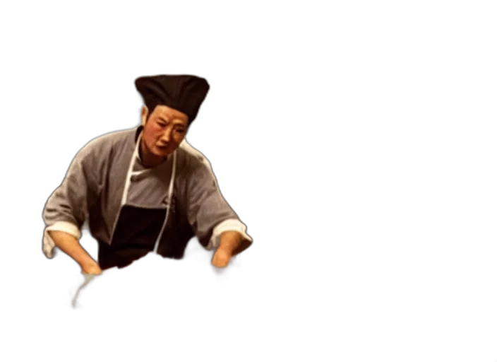 staff, food, pixel art, photorealistic transparent PNG cut-out