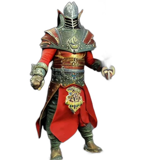 sword, staff, mask, concept art, 3d render, fantasy art, red, toscu transparent PNG cut-out