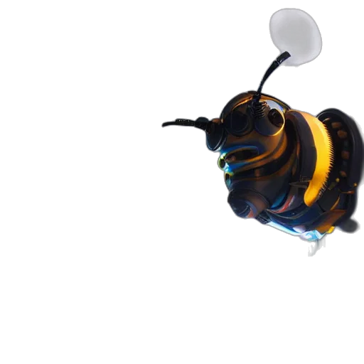 animal, robot, creature, food, 3d render, concept art, photorealistic, outer space transparent PNG cut-out
