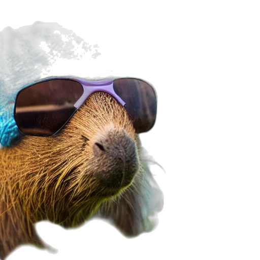 animal, photorealistic, photograph, knitted transparent PNG cut-out