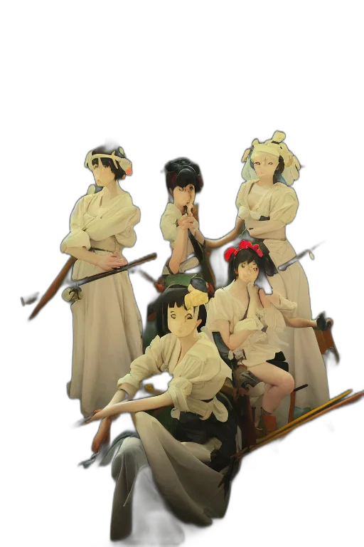 staff, concept art, anime, fantasy art transparent PNG cut-out